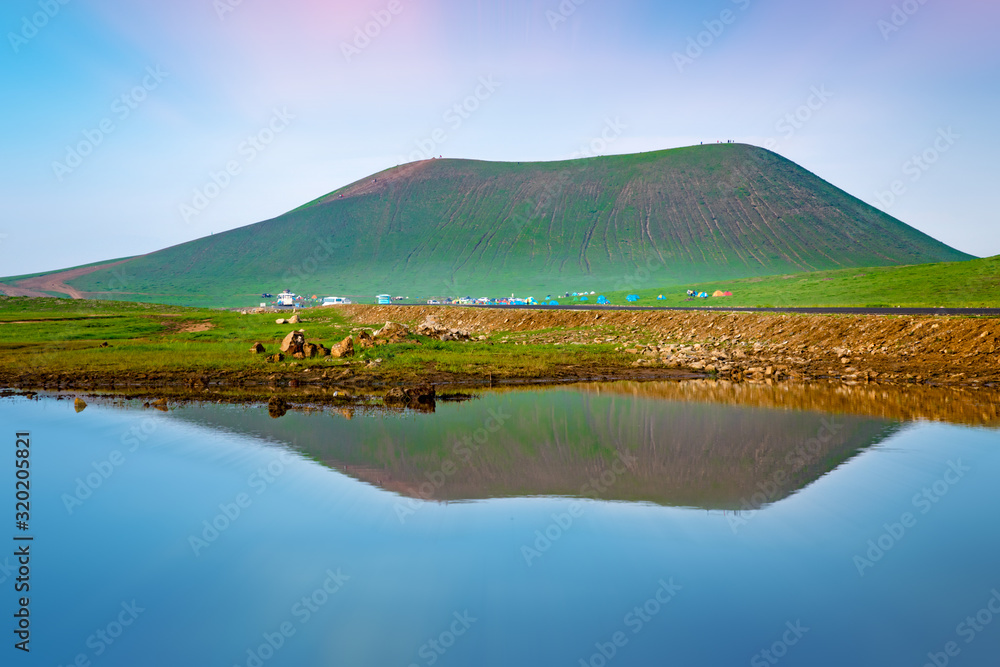 Fotografie Ulan Qab Volcano, Inner Mongolia, China
