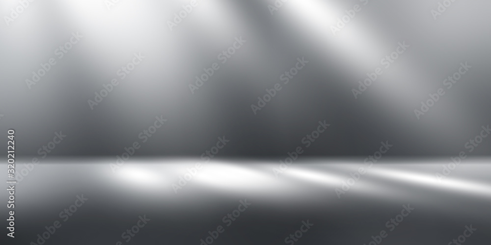Dark black studio room with spotlight backdrop wallpaper, blank perspective for show or display your product montage or artwork. Dark black studio room with spotlight backdrop wallpaper, blank perspective for show or display your product montage or artwork.