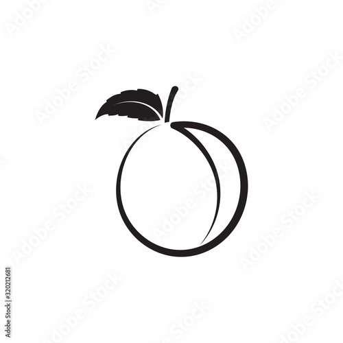 Plum logo vector icon design