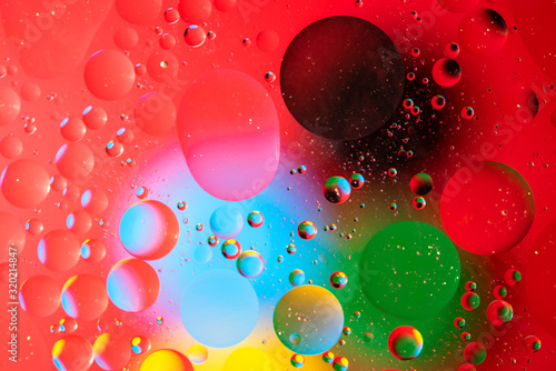 abstract wallpaper from colored circles