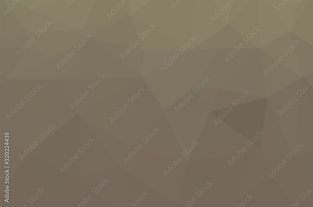 Obraz premium Brown color vector abstract geometric mosaic background wallpaper