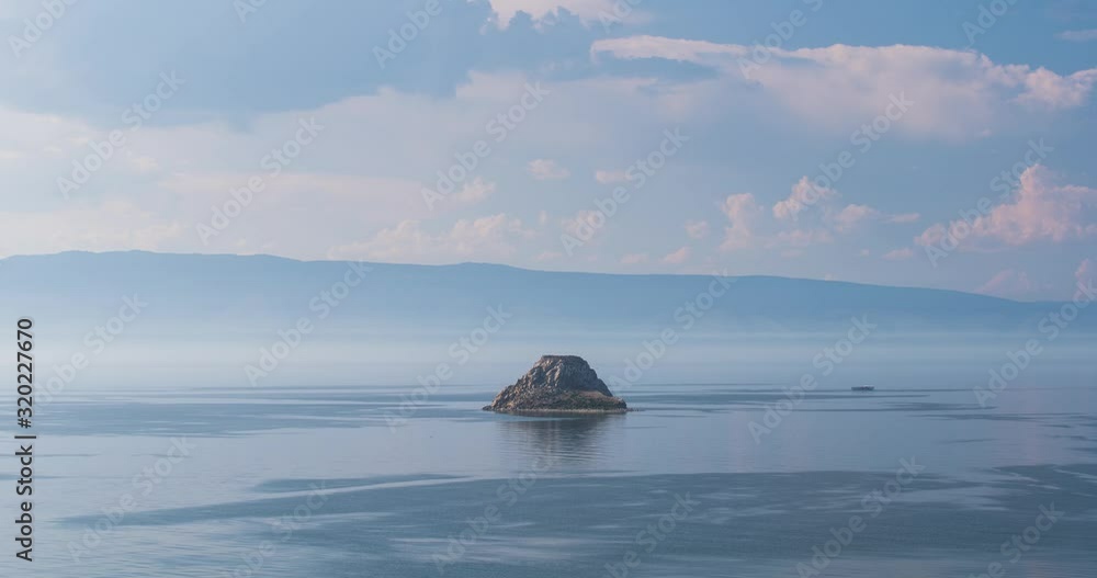 Island on Lake Baikal Island on Lake Baikal