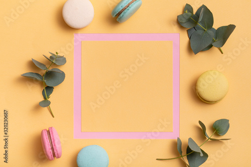 Abstract layout template with yellow summer background for concept design. Mi...
