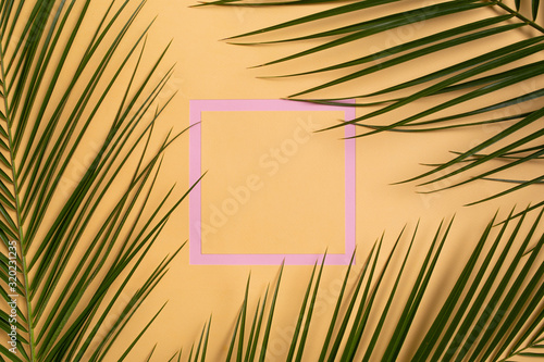 Summer travel concept. Tropical beach travel vacation concept. Abstract trend...