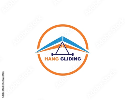 hang gliding icon vector illustration design