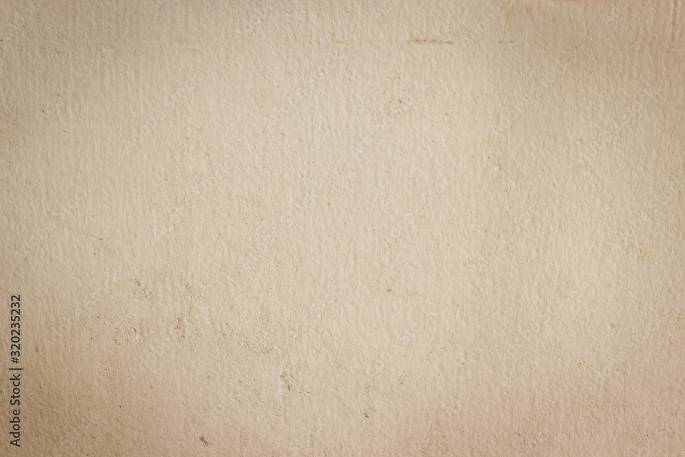 Fototapeta premium Brown concrete or cement material in abstract wall background texture.