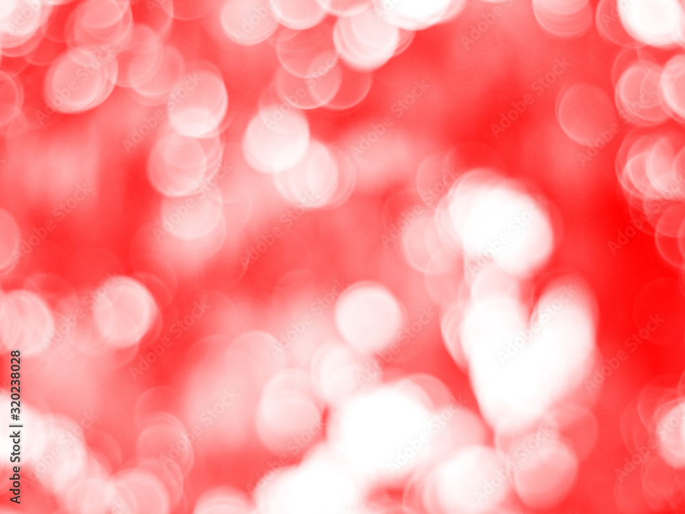 red bokeh light background concept red valentine day