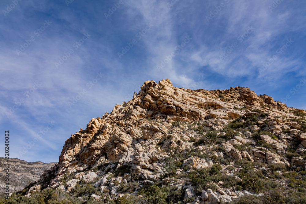 Morning nature view of the famous Red Rock Canyon