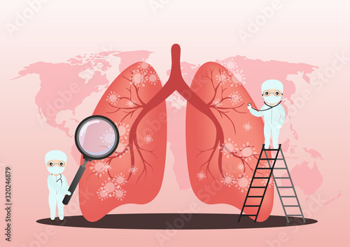 2019-20 Wuhan coronavirus outbreak Concept.