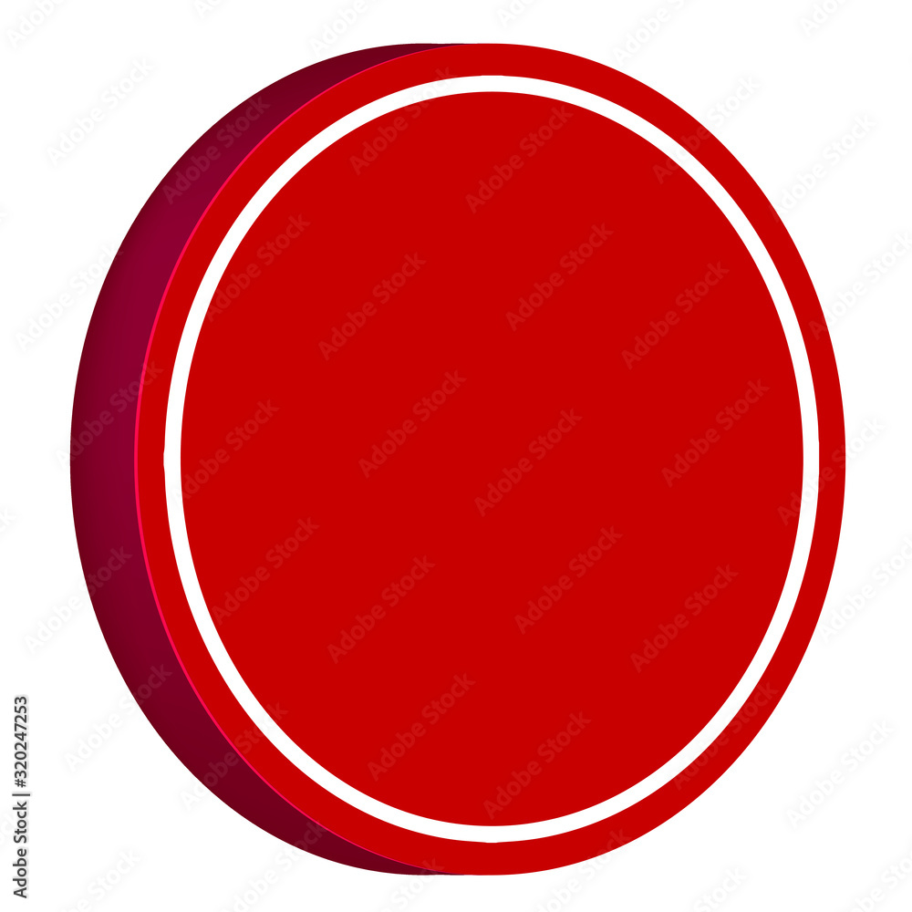 red button with sign red button with sign