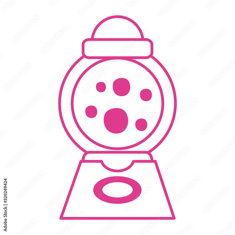 candies dispenser machine isolated icon candies dispenser machine isolated icon