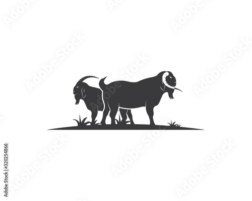 Goat icon vector illustrtion