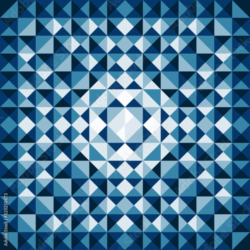 Triangle background, colourful mosaic backdrop. Geometric vector background.