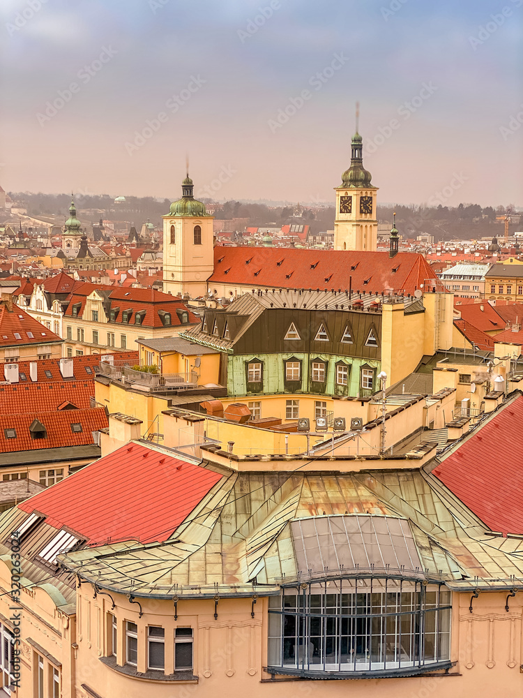 Obraz premium Prague from above