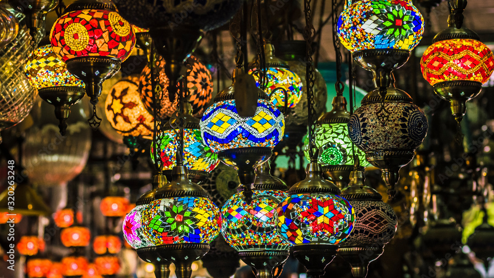 Istanbul Lantern Moroccan Lighting, Moroccan Lamp. Moroccan Style.Unique . Moroccan Lanterns and Lamps. Turkish Lanterns and Lamps.Colorful lanterns. lamps for sale in the Grand Bazaar