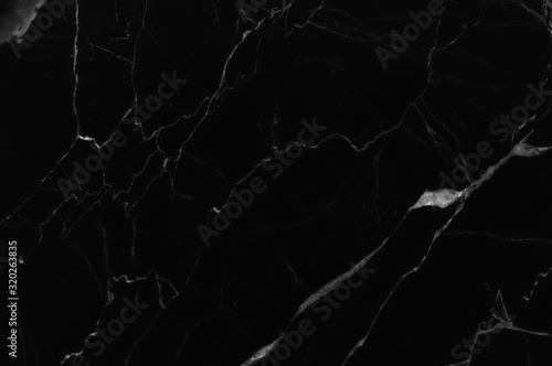 Black and white marble stone texture background