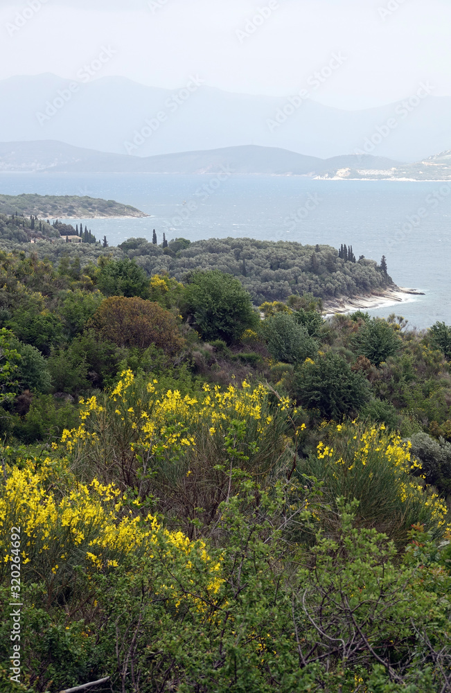 Küste bei Kalami af Korfu