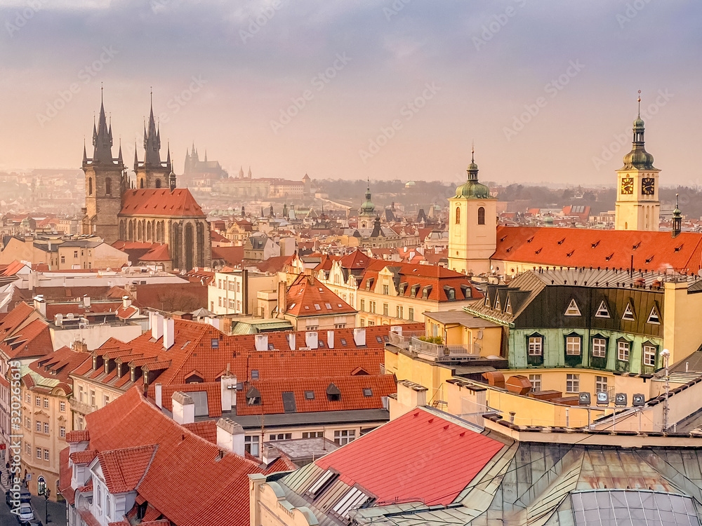 Prague from above