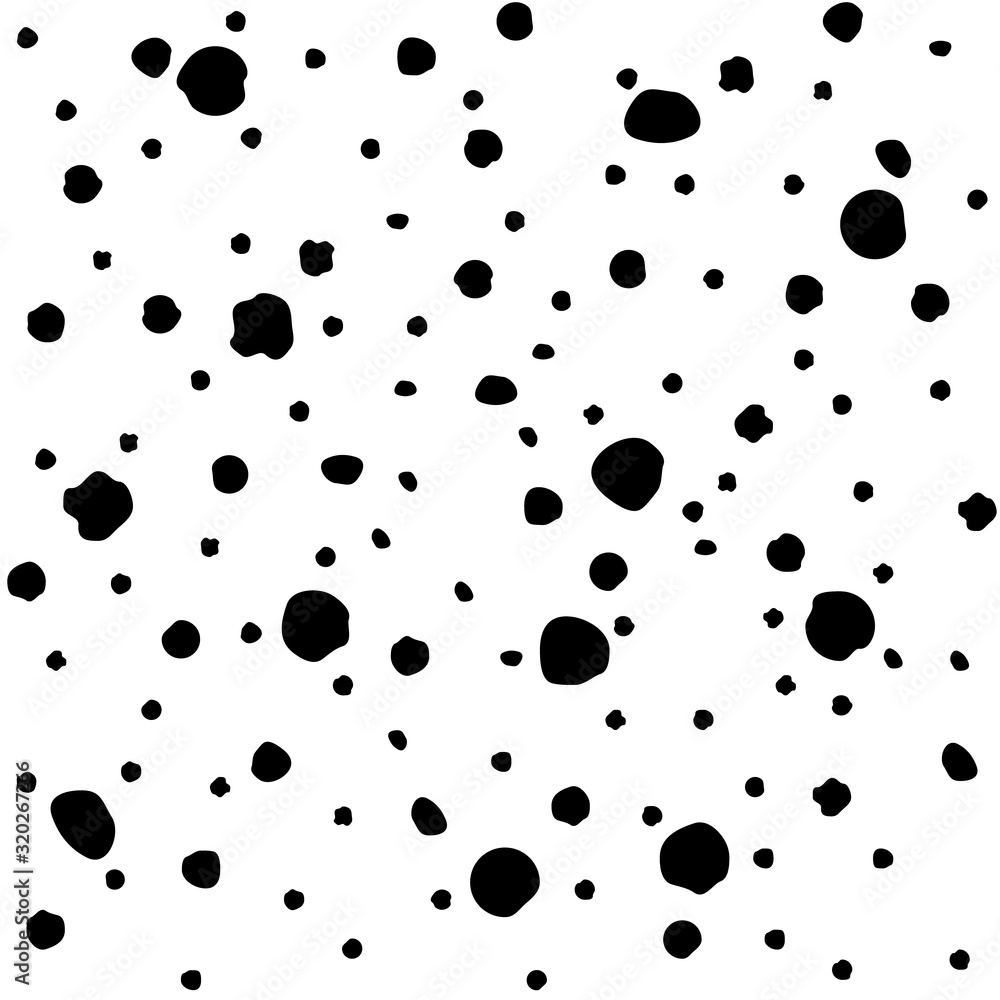 Dots seamless pattern, hand drawn texture. Vector abstract design, paper ornament Dots seamless pattern, hand drawn texture. Vector abstract design, paper ornament