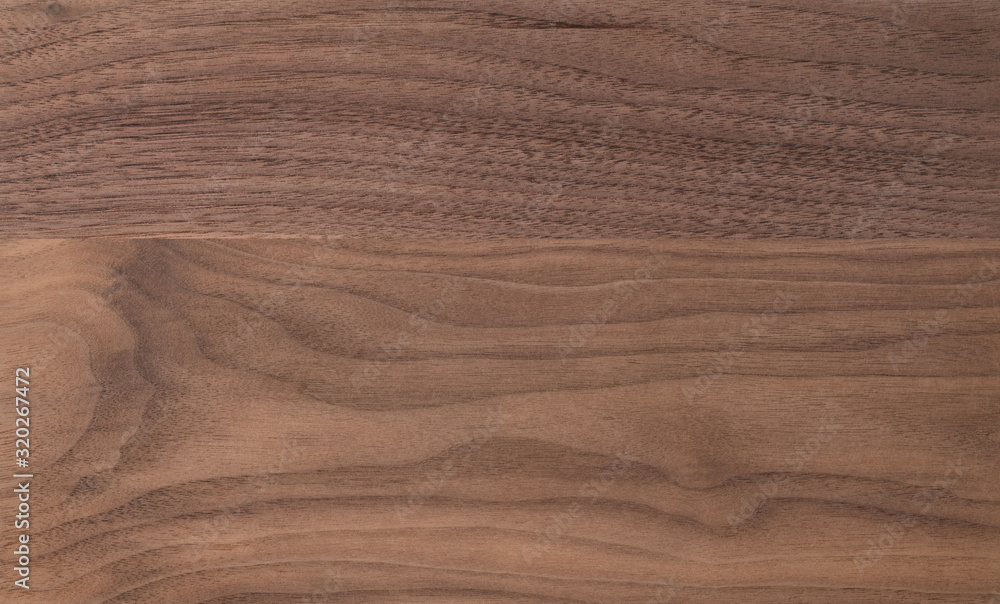 Texture of sanded raw black walnut wood without finish Texture of sanded raw black walnut wood without finish