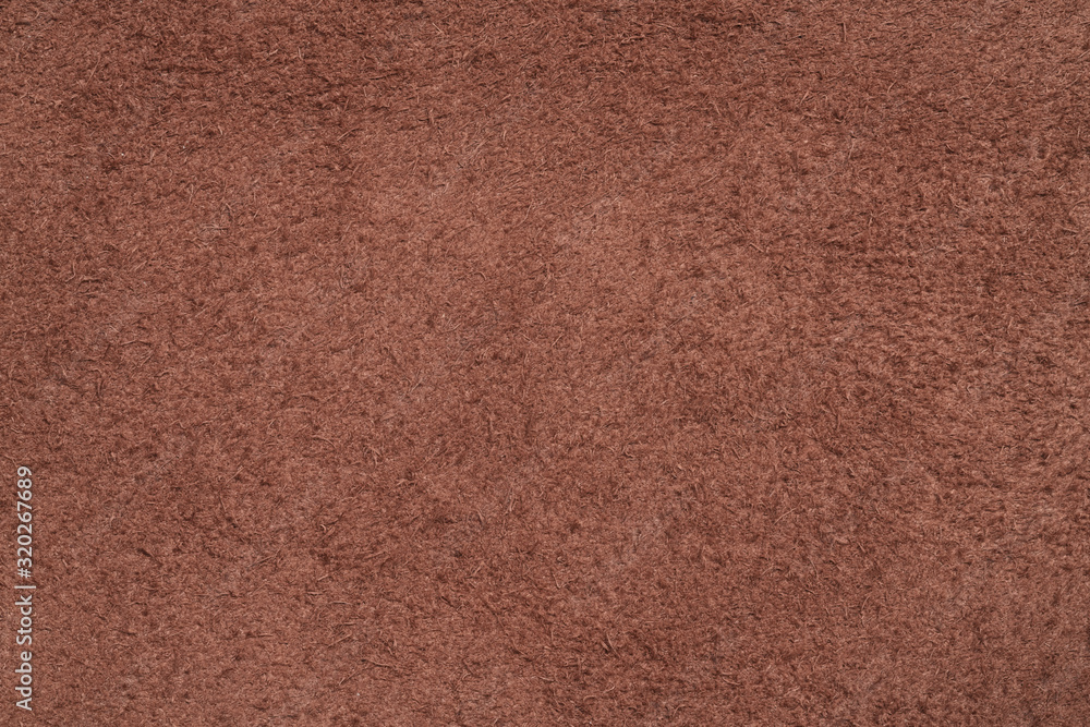 Fototapeta premium brown suede from back side of leather texture background