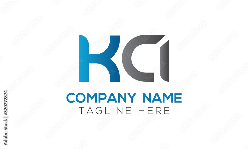 Initial Alphabet KA Logo Design vector Template. Linked Letter KA Logo Vector Initial Alphabet KA Logo Design vector Template. Linked Letter KA Logo Vector