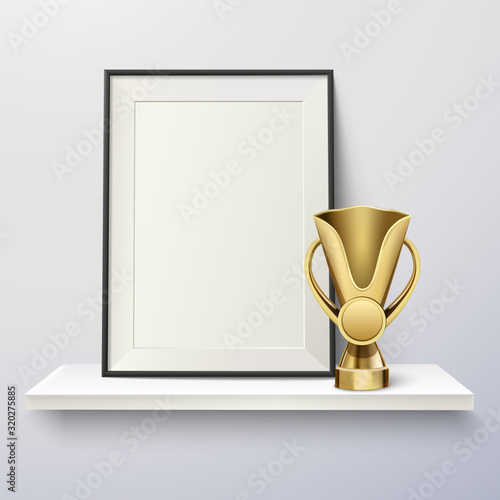 Frame With Cup Composition