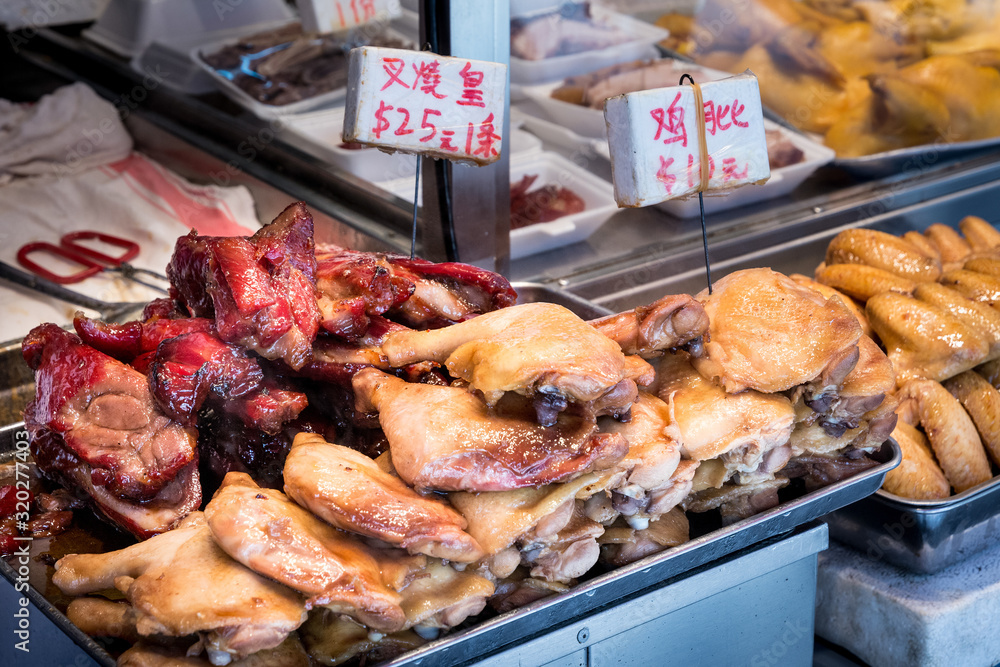 Streetfood in Hong Kong, China