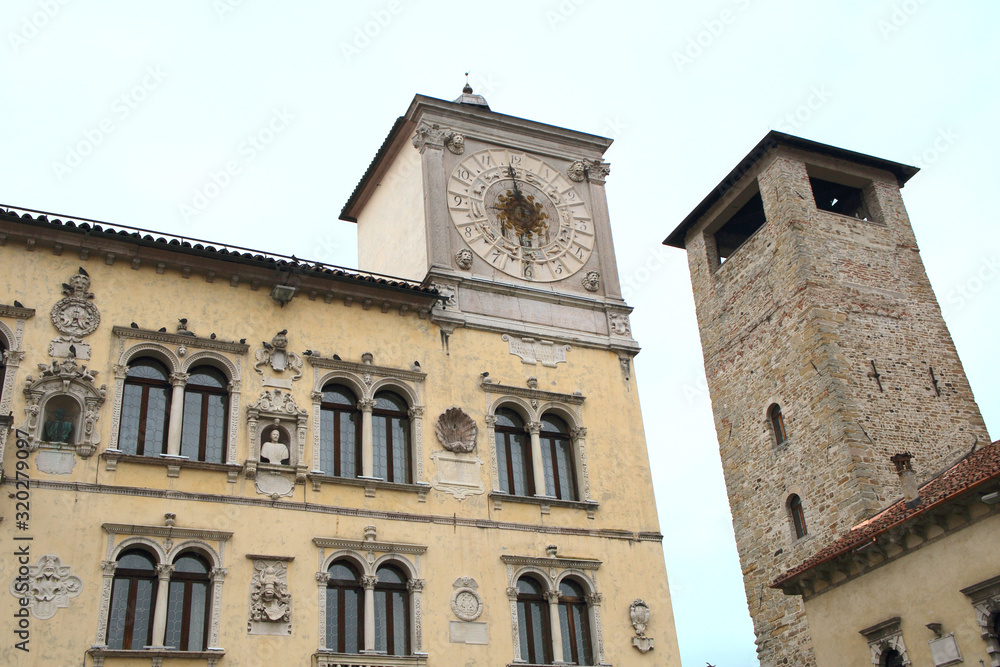 historic centre of Belluno, Italy