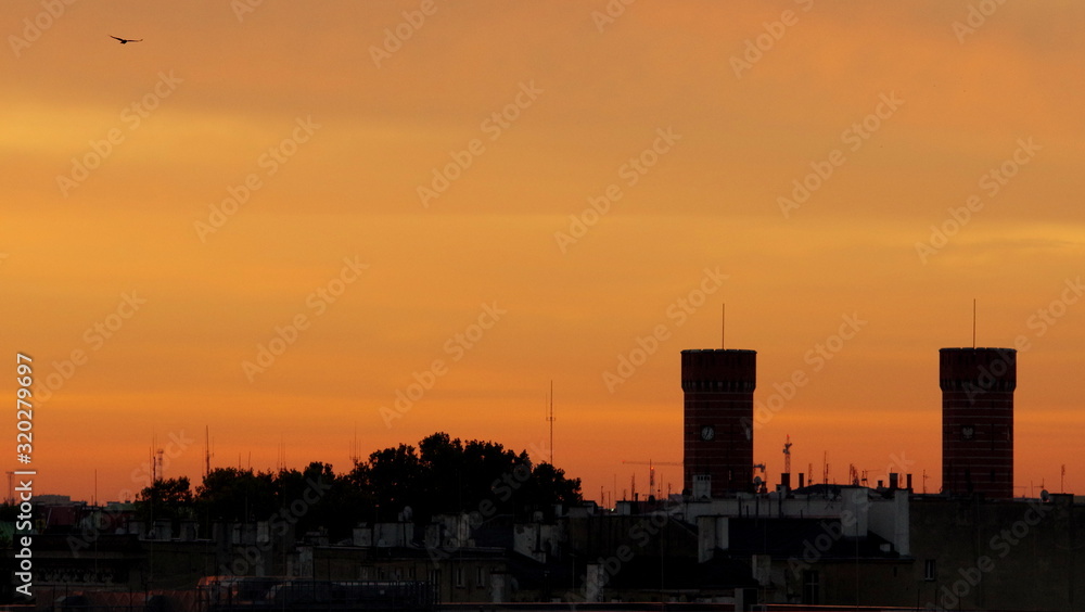 beautifull orange sunrise