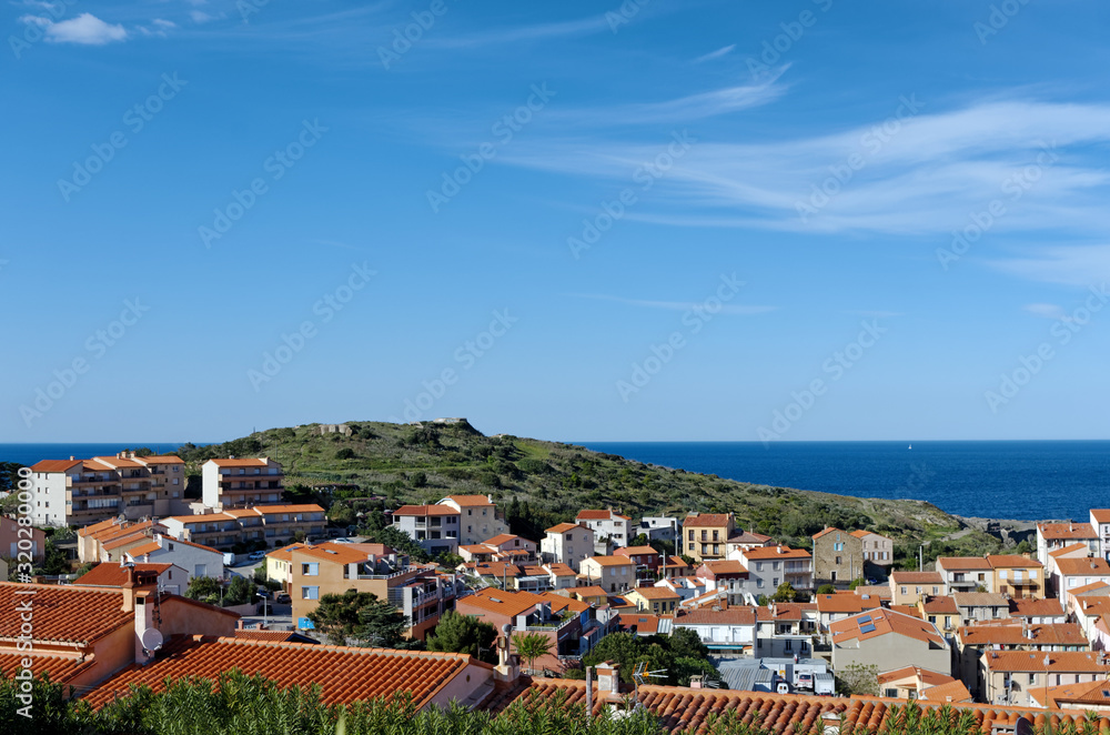 Port Vendres village in Occitanie coast