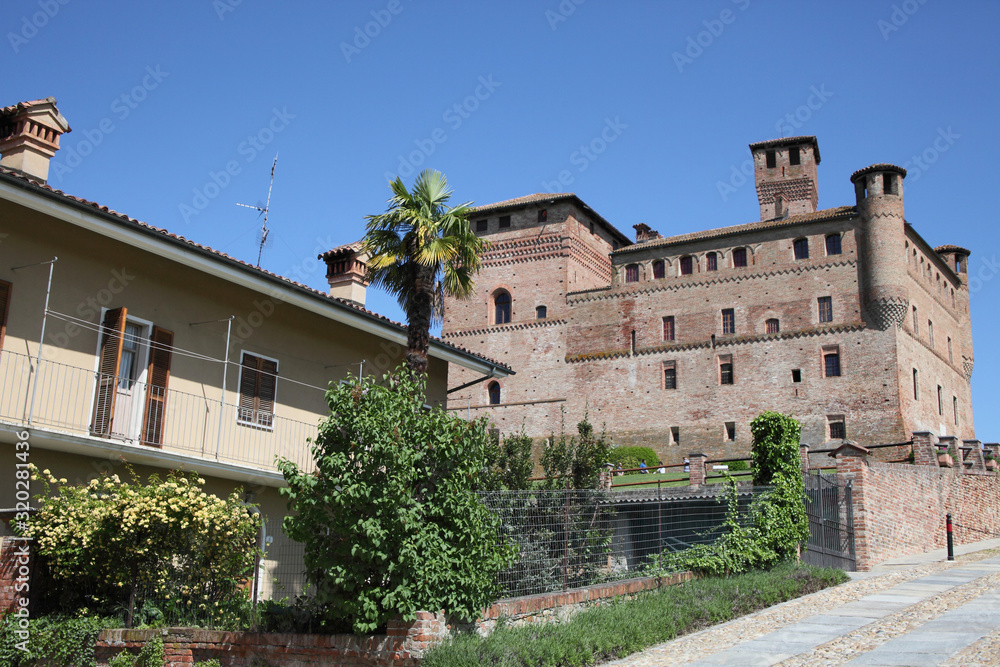 castle of Grinzane Cavour, Italy,  a unesco world heritage site.