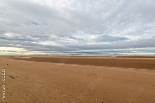 Wallpaper Mural The vast sandy beach at Formby in Merseyside, at low tide