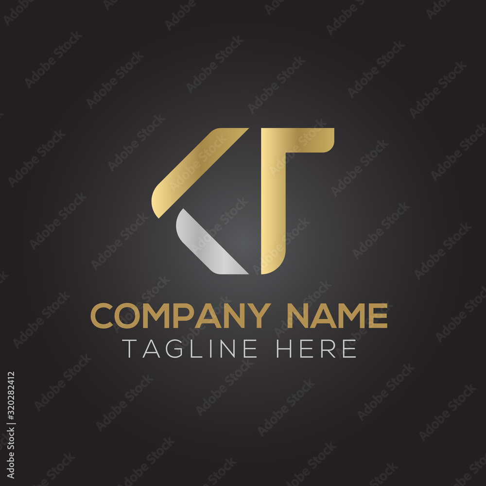 Initial Alphabet KT Logo Design vector Template. Linked Letter KT Logo Vector Initial Alphabet KT Logo Design vector Template. Linked Letter KT Logo Vector