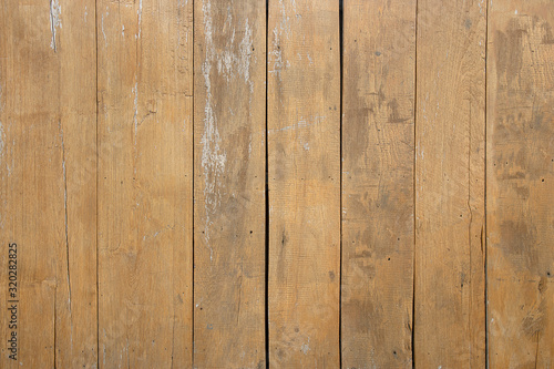 Brown old grunge vintage wood plank wall texture abstract background