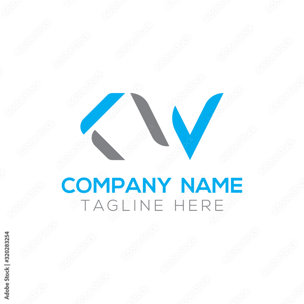 Initial Alphabet KW Logo Design vector Template. Linked Letter KW Logo Vector Initial Alphabet KW Logo Design vector Template. Linked Letter KW Logo Vector