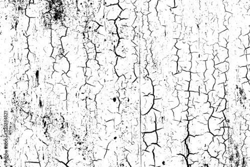 crack ground for abstract background on white background