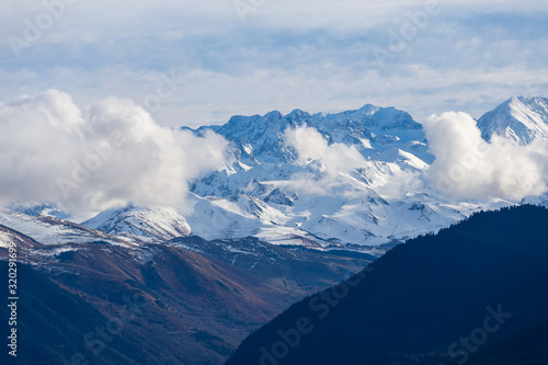 panorama dans les montagnes