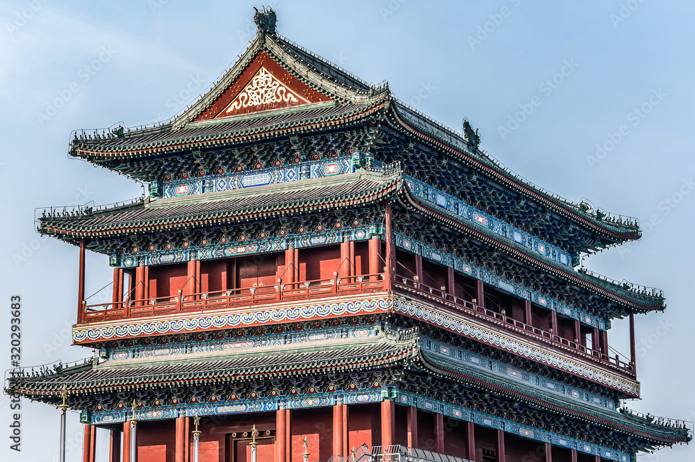 China, Beijing, Forbidden City Different design elements of the colorful buildings of the imperial palace China, Beijing, Forbidden City Different design elements of the colorful buildings of the imperial palace