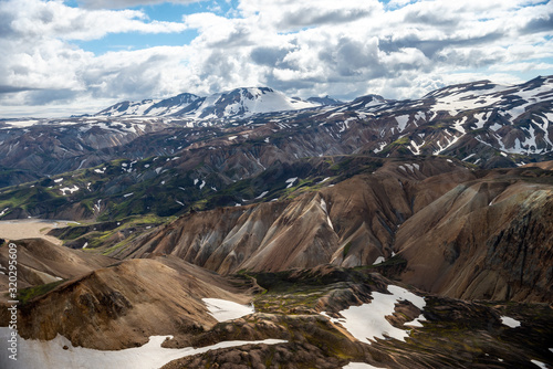 Volcanic mountains of Landmannalaugar in Fjallabak Nature Reserve. Iceland photo