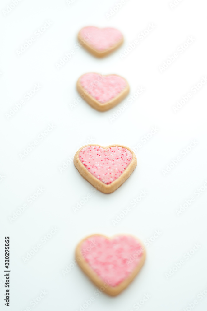 Galletas de corazón para San Valentín Galletas de corazón para San Valentín