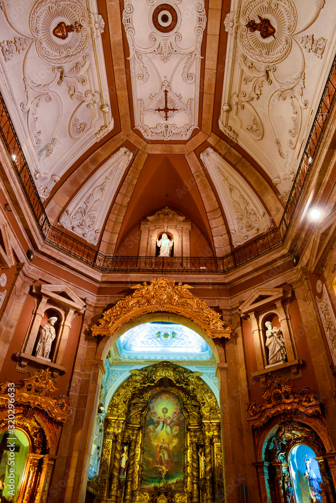 Innenansicht der Igreja de Santo Ildefons in Porto/Portugal
