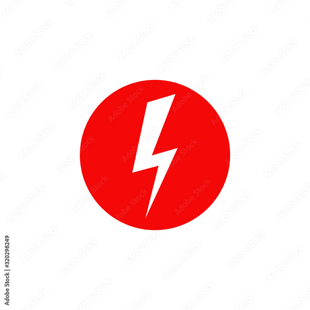 Emblem flash thunderbolt logo design vector template Emblem flash thunderbolt logo design vector template