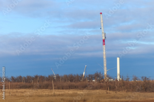 construction of windmill generators on the horizon