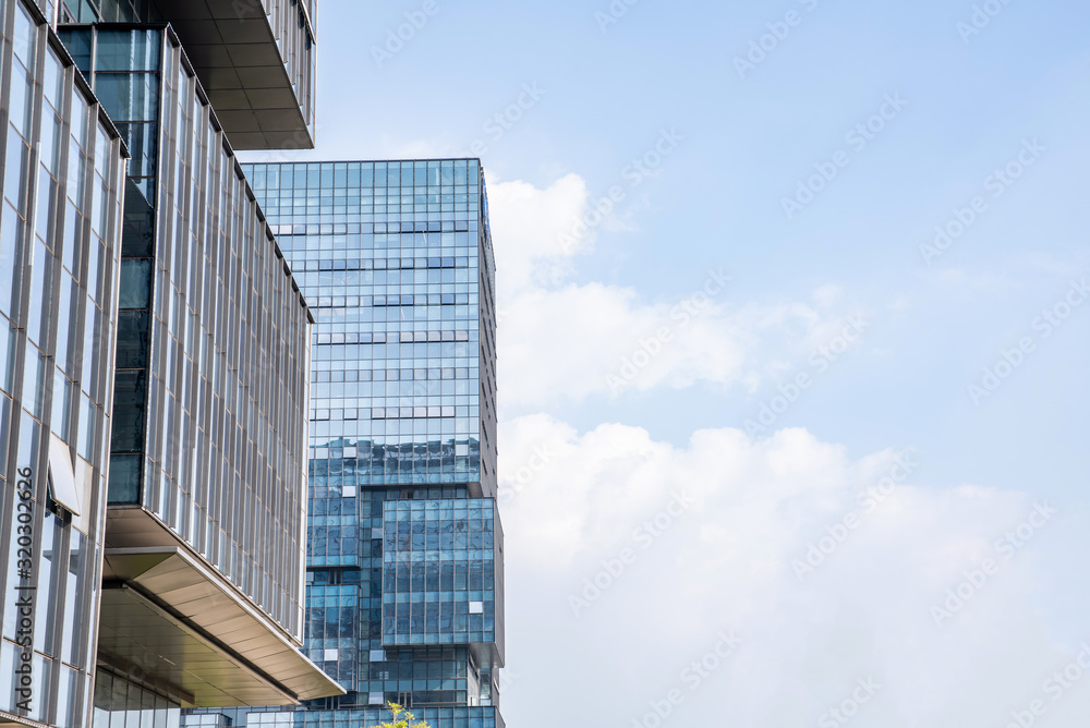 Nansha CBD building glass curtain wall in Guangzhou, China Nansha CBD building glass curtain wall in Guangzhou, China