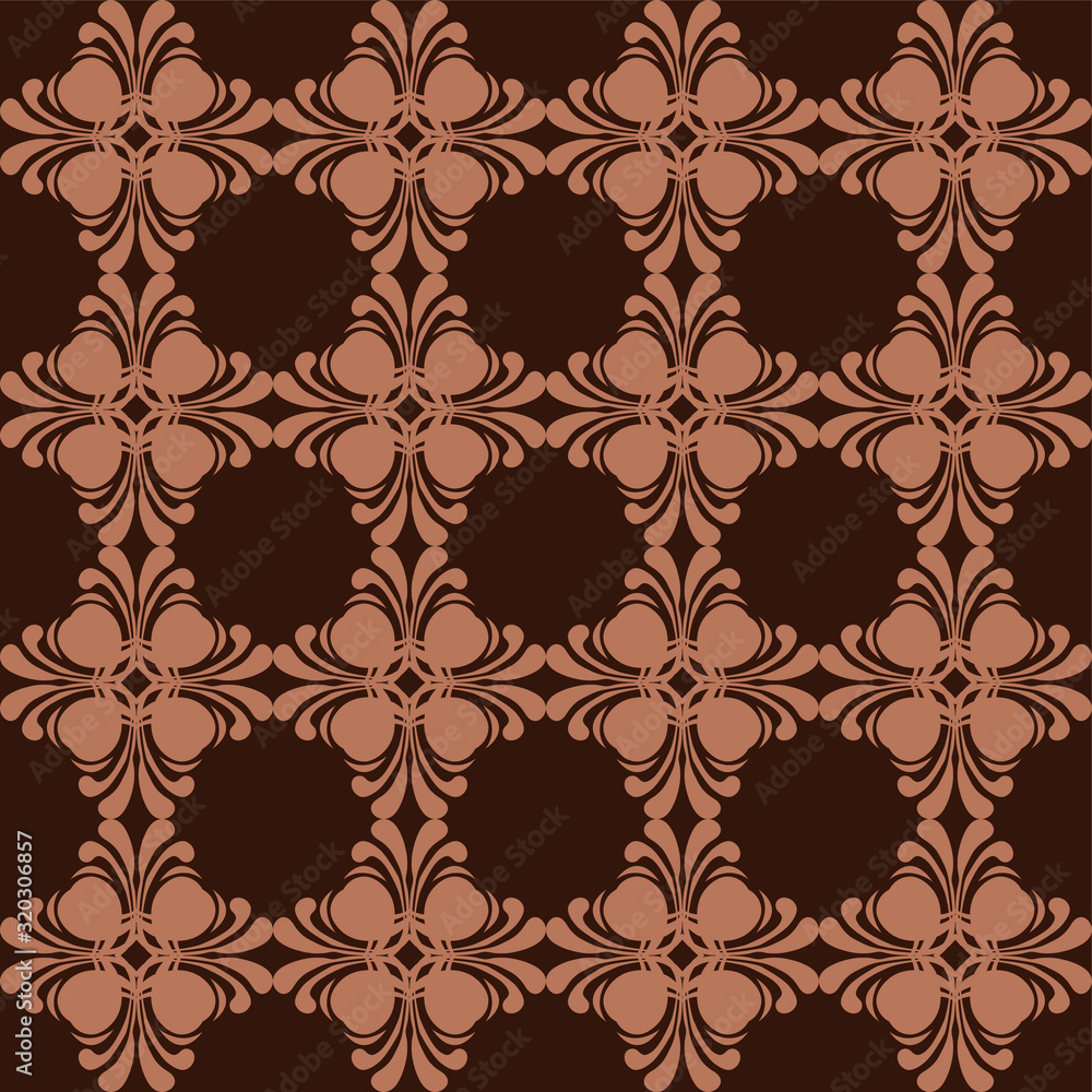 Fototapeta premium Seamless floral pattern. fabric texture, background floral wallpaper vector
