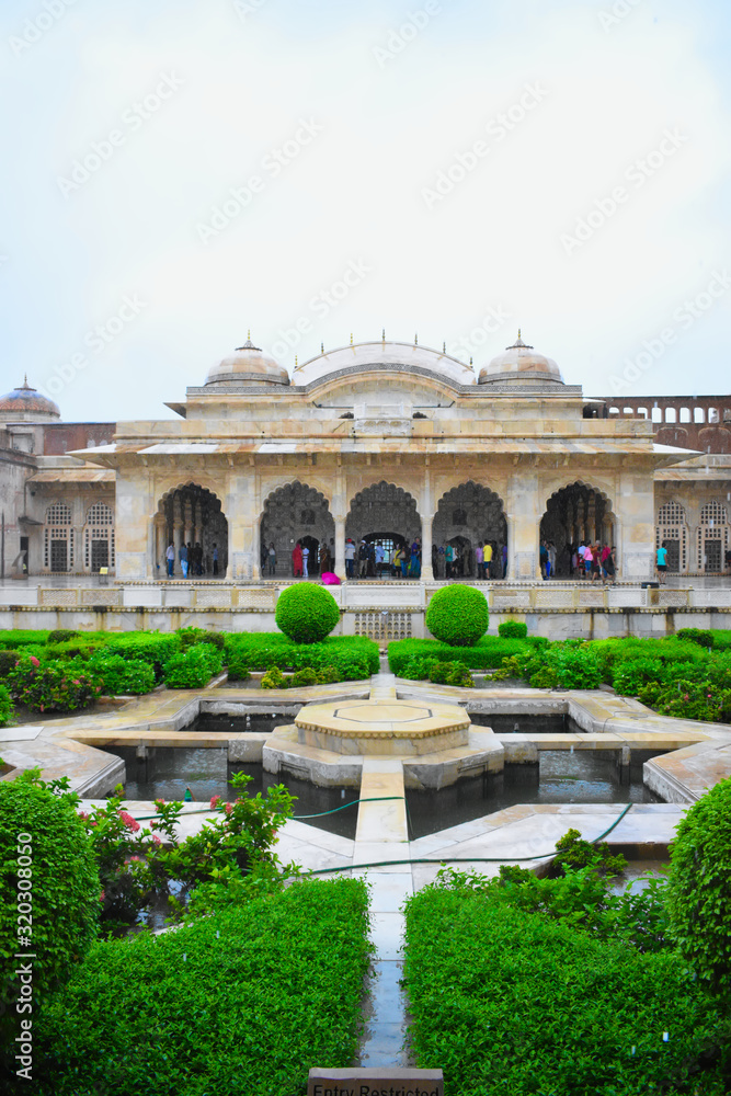 Garden in ancient palace made for Indian Kings