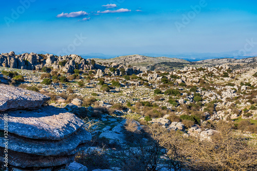 El Torcal de Antequera, Andalusia, Spain, near Antequera, province Malaga.