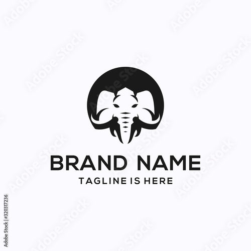 mammoth logo icon designs template