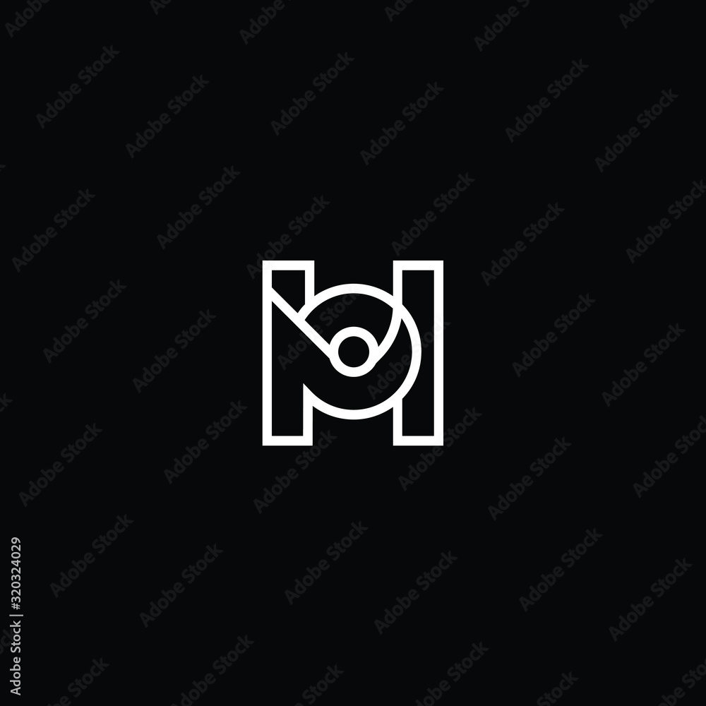 Outstanding professional elegant trendy awesome artistic black and white color HP PH initial based Alphabet icon logo. Outstanding professional elegant trendy awesome artistic black and white color HP PH initial based Alphabet icon logo.